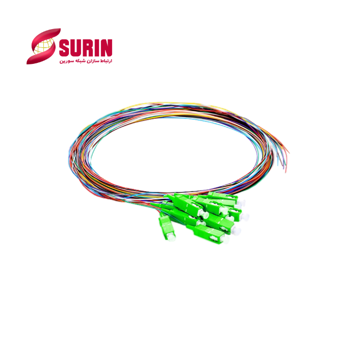 FO PIGTAIL SC-SM-SX-1/5M-APC-12COLOR	