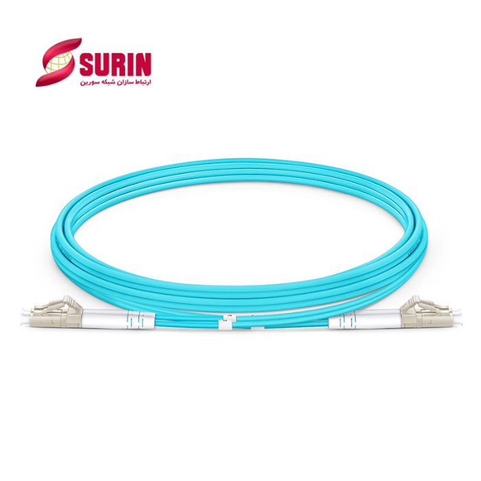 پیگتیل مالتی مود فیبر نوری LC OM3 2M UPC