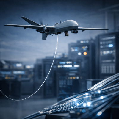 نقش فیبر نوری در هدایت پهپاد؛ فناوری نوین کنترل دقیق پهپادهای نظامی